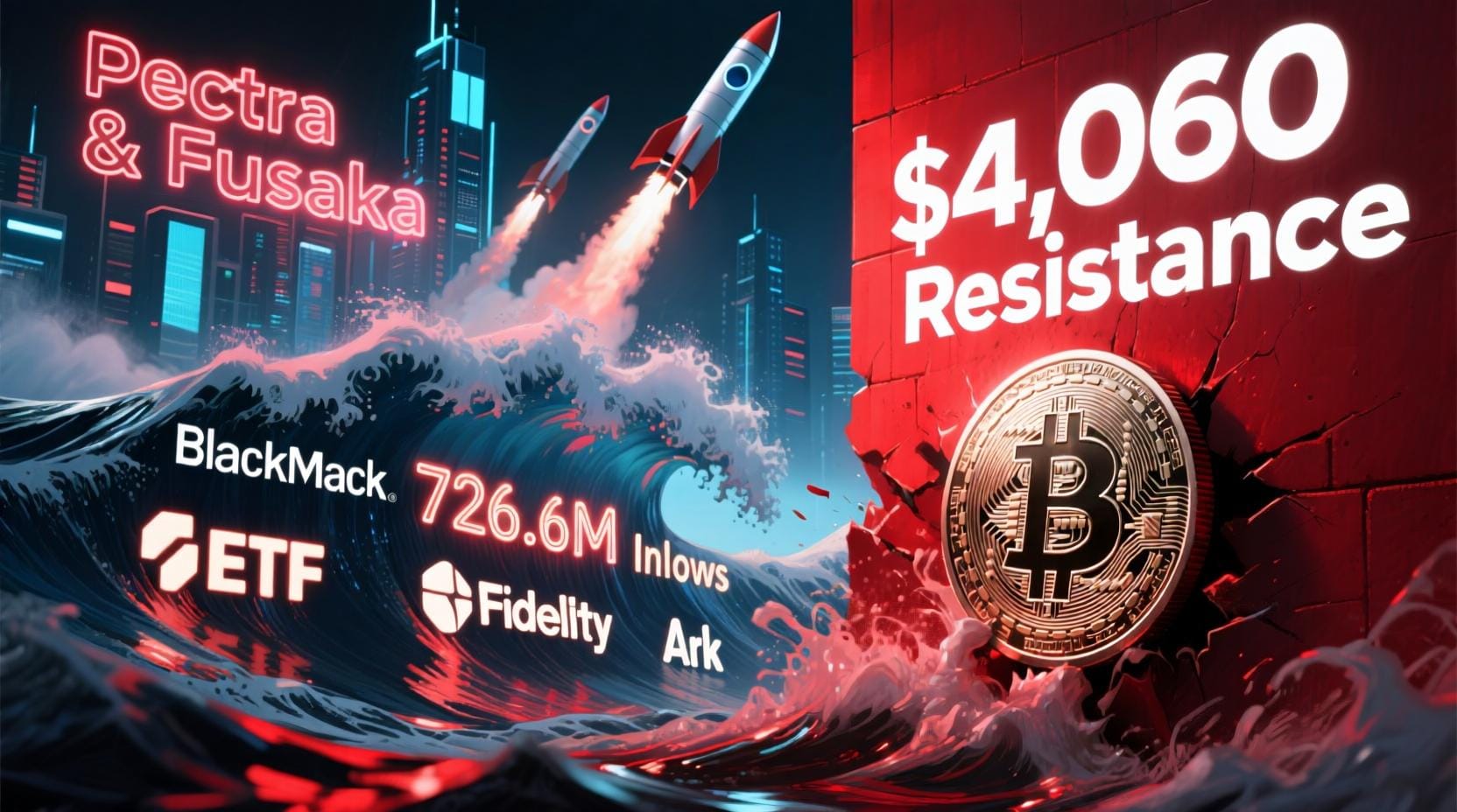 ETH Price Hits $4,060 Resistance Wall Amid Record Institutional Demand