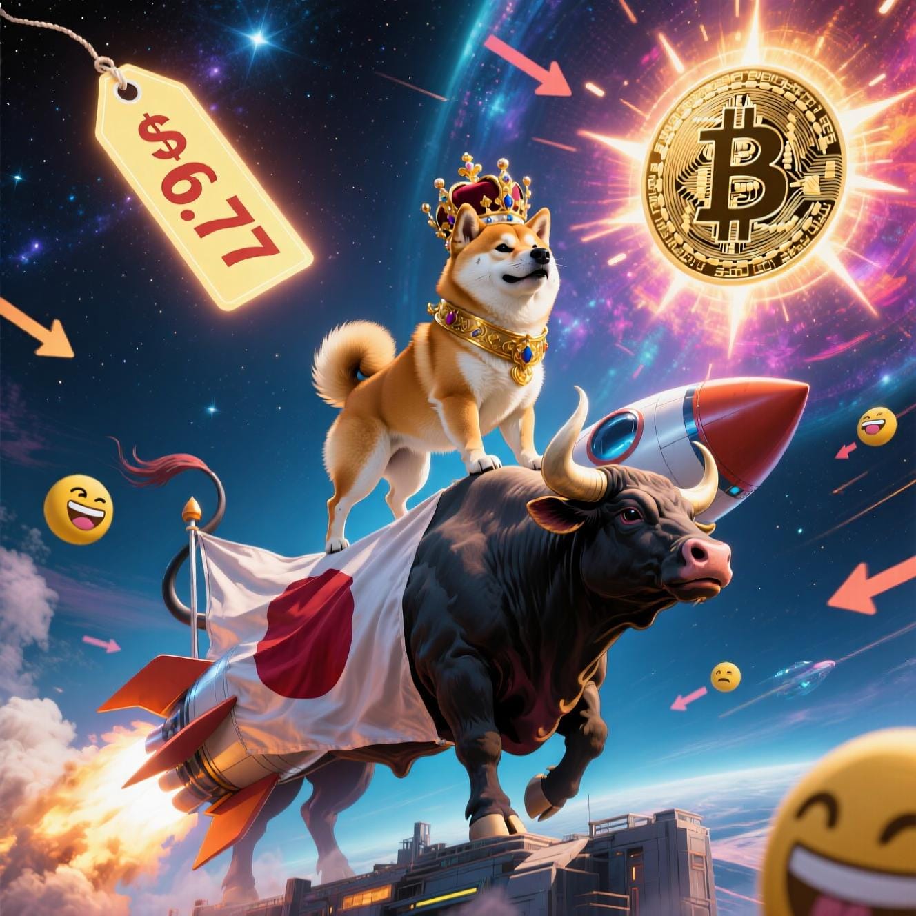 Dogecoin’s King-Sized Comeback: Bull Flag Breakout Hints at $0.30 — Could $6.77 Be Next?