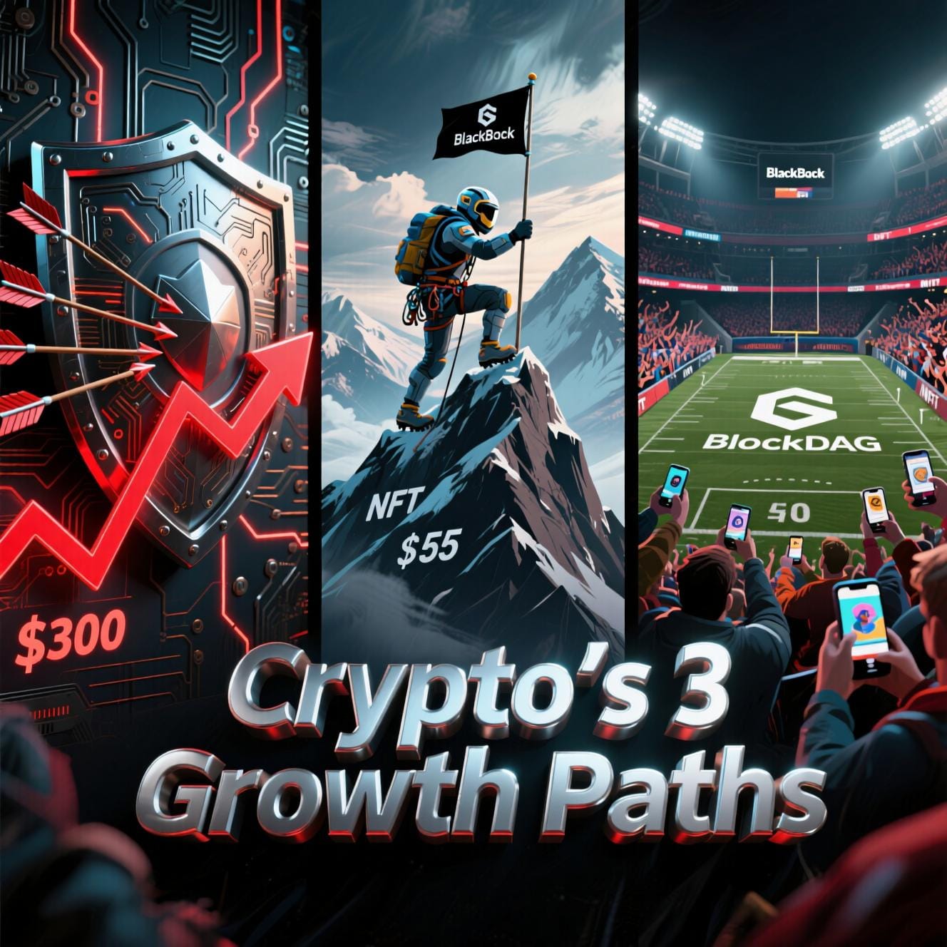 AAVE Holds $300, AVAX Climbs on BlackRock Boost, BlockDAG Leaps Ahead With Sports Power Play