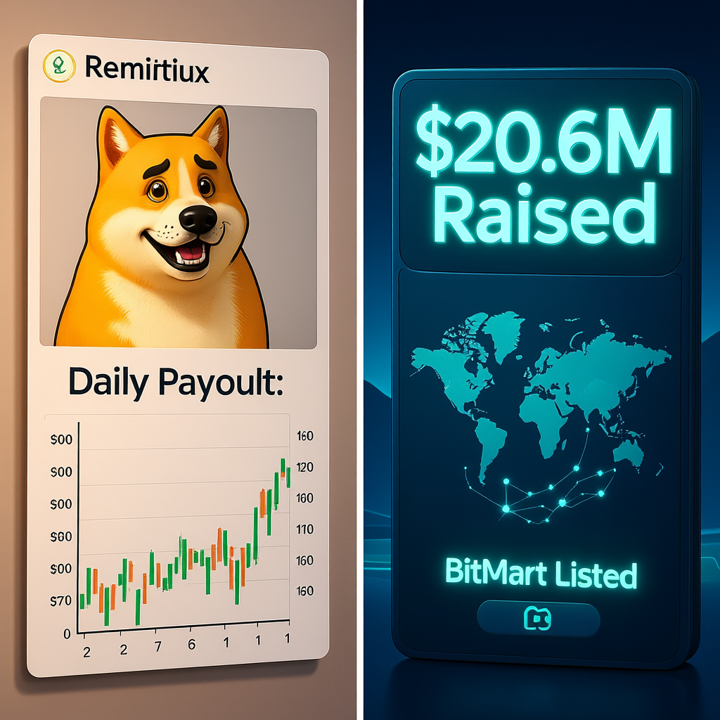 Dogecoin Stalls as Remittix Surges 480% on Road to $20.6M Presale and BitMart Listing