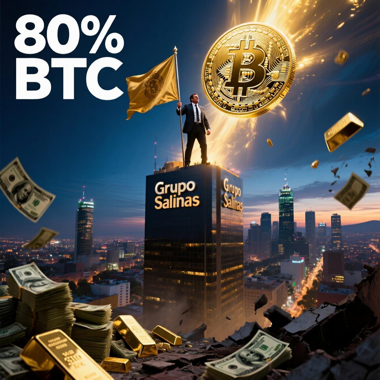 Ricardo Salinas Pliego Shifts 80% of Wealth to Bitcoin — A Bold Bet on Digital Gold