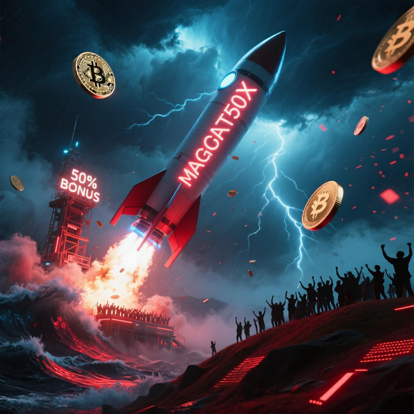 Best Crypto Presale 2025: MAGACOIN FINANCE Rises as BNB & BTC Tumble in Market FUD