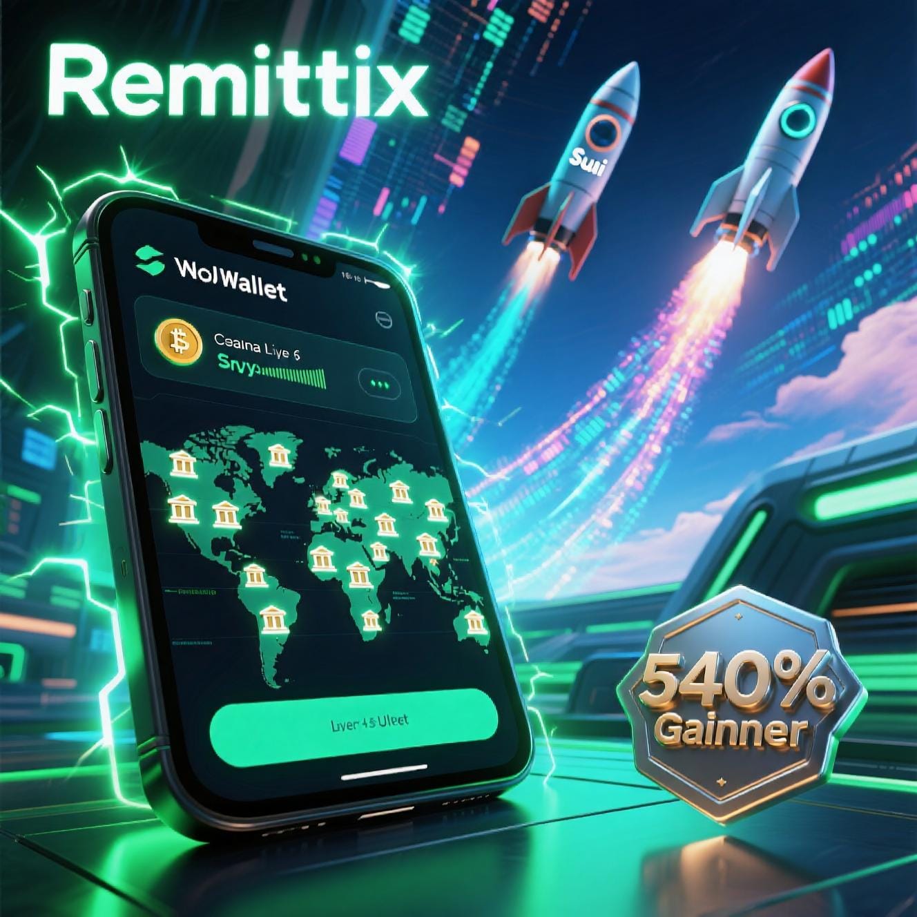 Solana & Sui Surge, But Analysts Say Remittix (RTX) Is the Best Crypto to Buy Now — Up 540% in 2025
