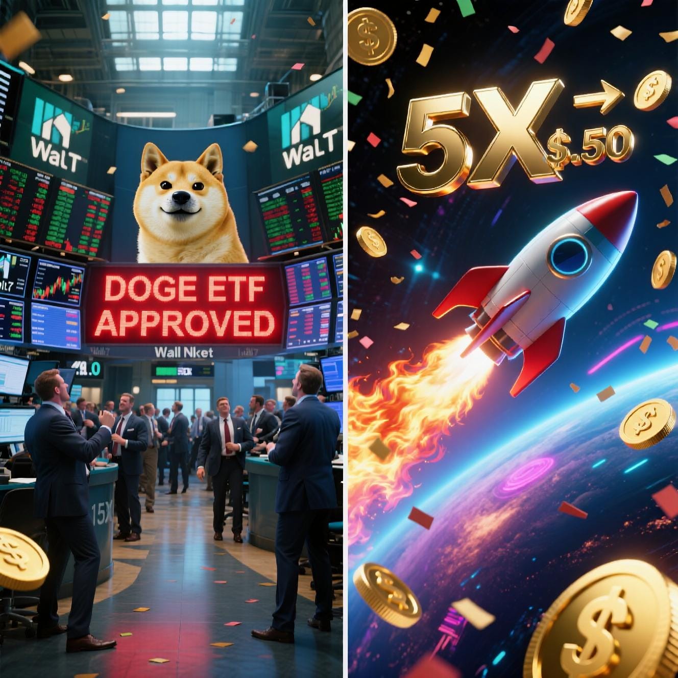 Dogecoin ETF Odds at 70% — Could a 5X Surge Be Next?