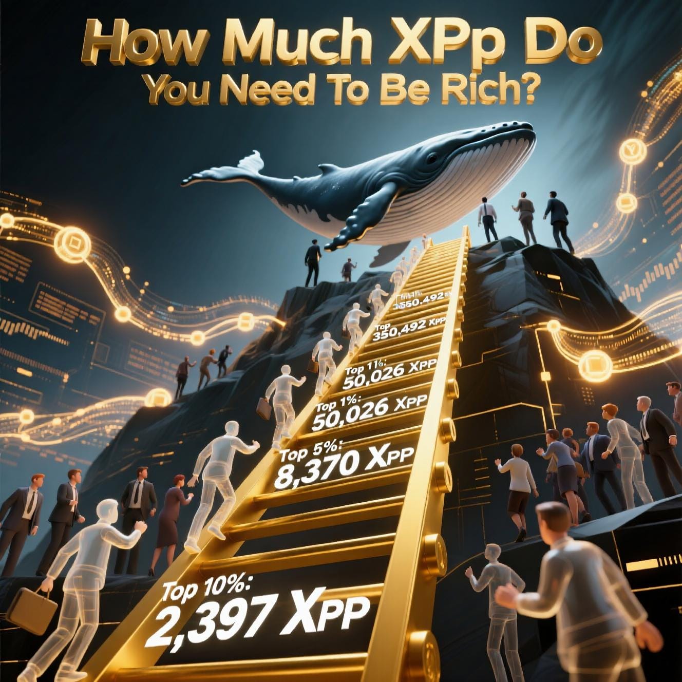 XRP Rich List Revealed: How Much You Need to Be in the Top 1%, 5%, or 10%