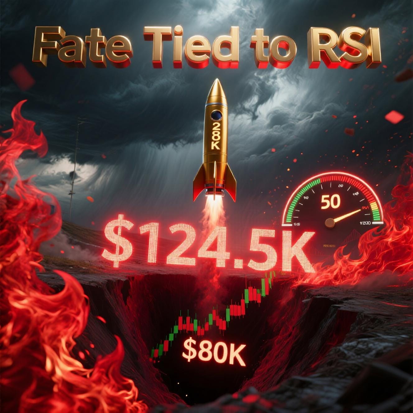Bitcoin’s Fate Tied To RSI Support Level — $80K or $280K?