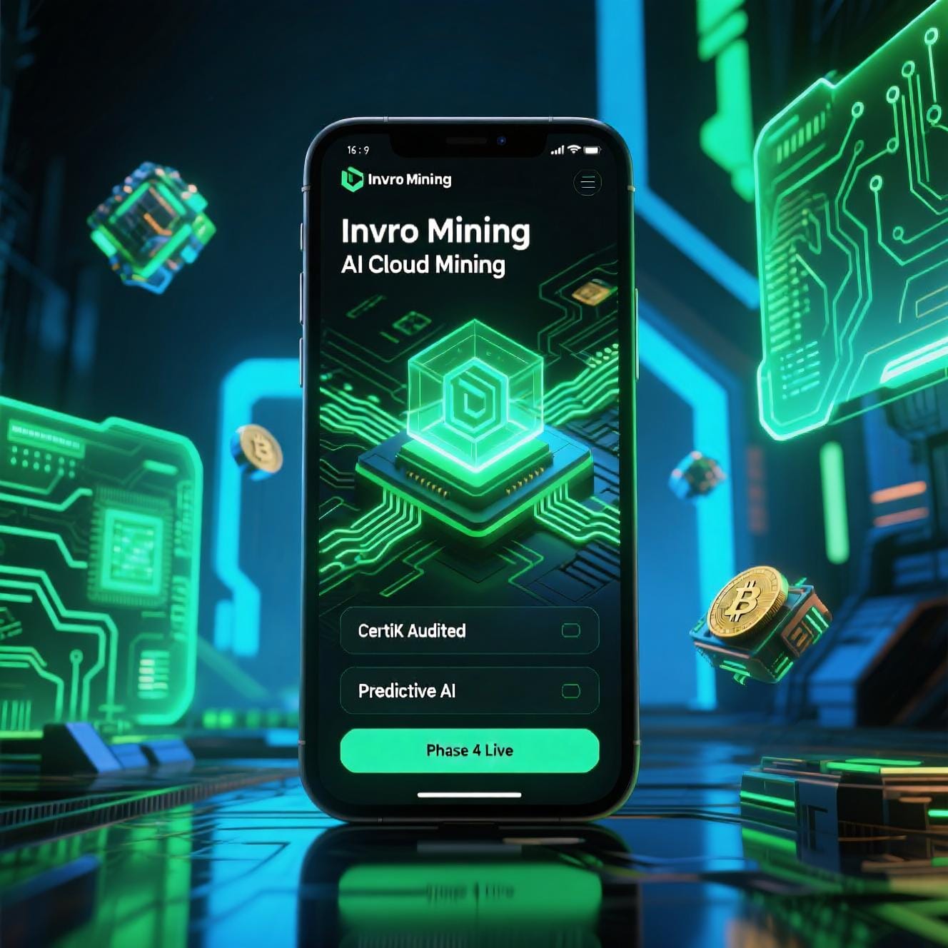 Invro Mining Launches Multi-Cryptocurrency Cloud Mining App