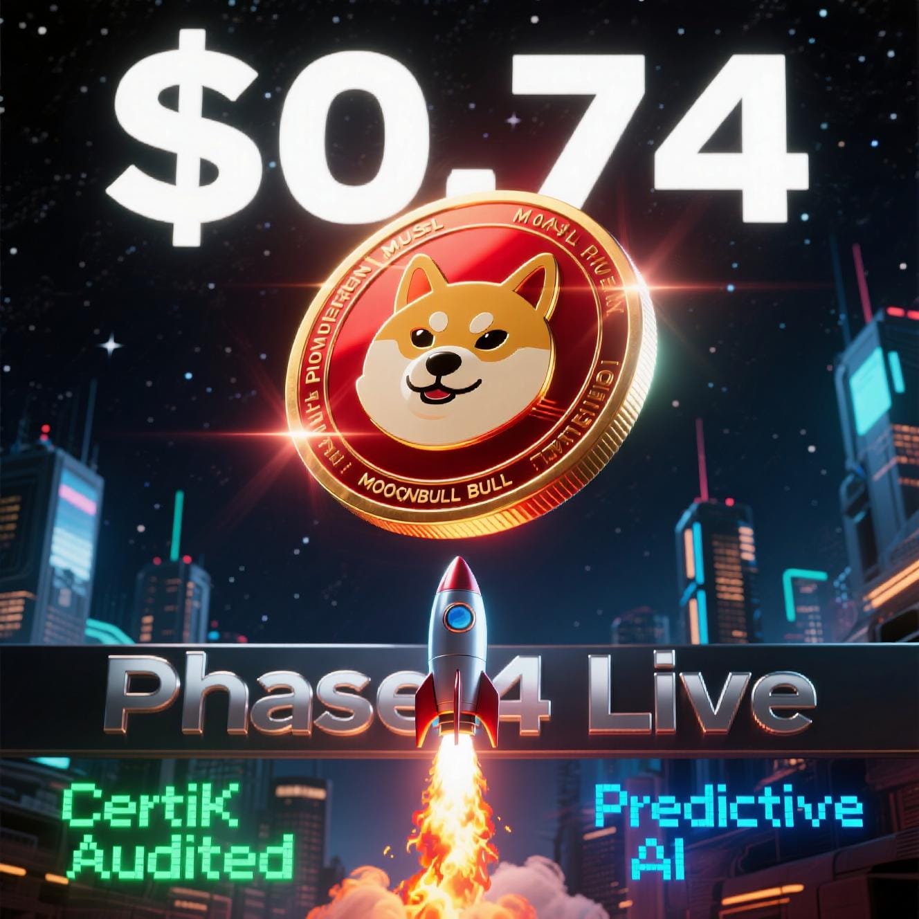 Missed Dogecoin’s Peak? MoonBull Could Be the Best Upcoming Crypto for 2025; Whitelist Is Filling Fast