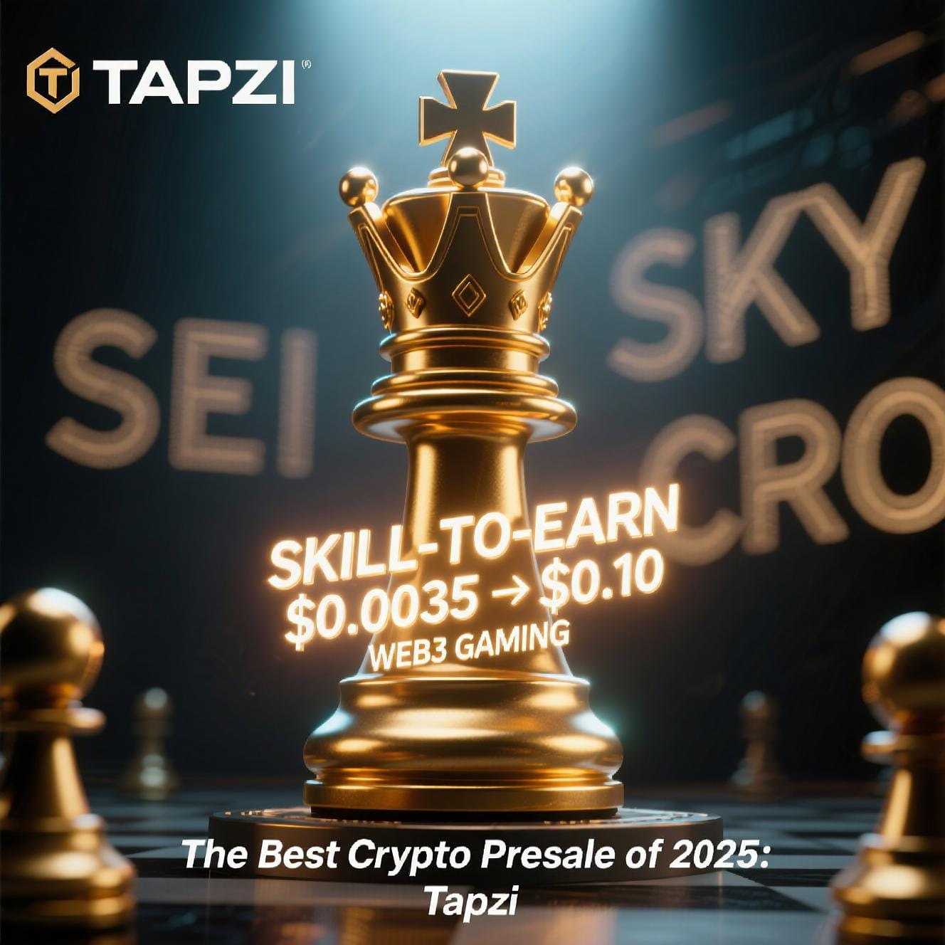 Best Crypto Presale To Buy: How Tapzi Beat High-Performing Tokens SEI, SKY, & CRO This Week