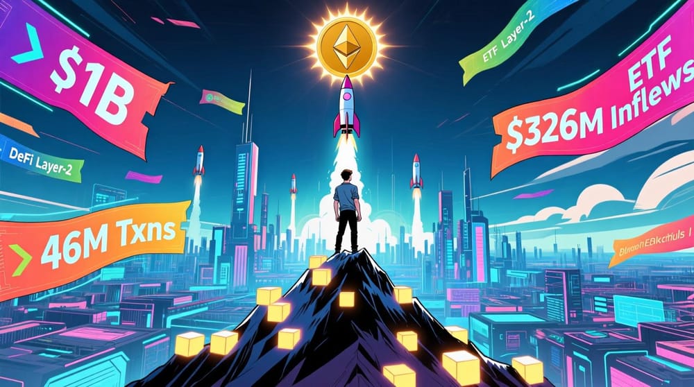 Ethereum’s Onchain Boom: Vitalik Buterin Rejoins Billionaire Ranks Amid Record Activity and ETF Surge post image