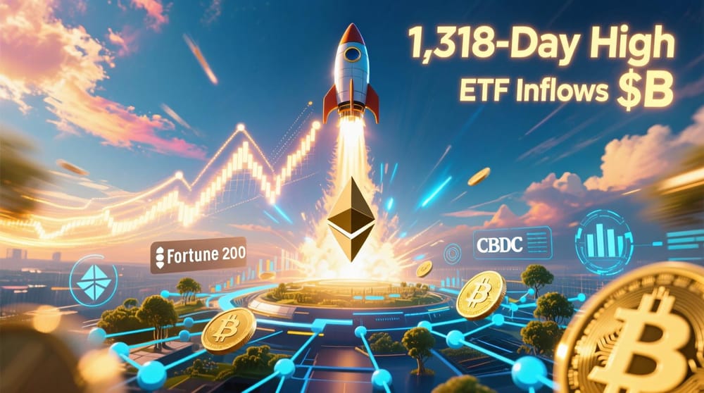 Ethereum Hits 1,318-Day High Close as Institutions Flood In post image