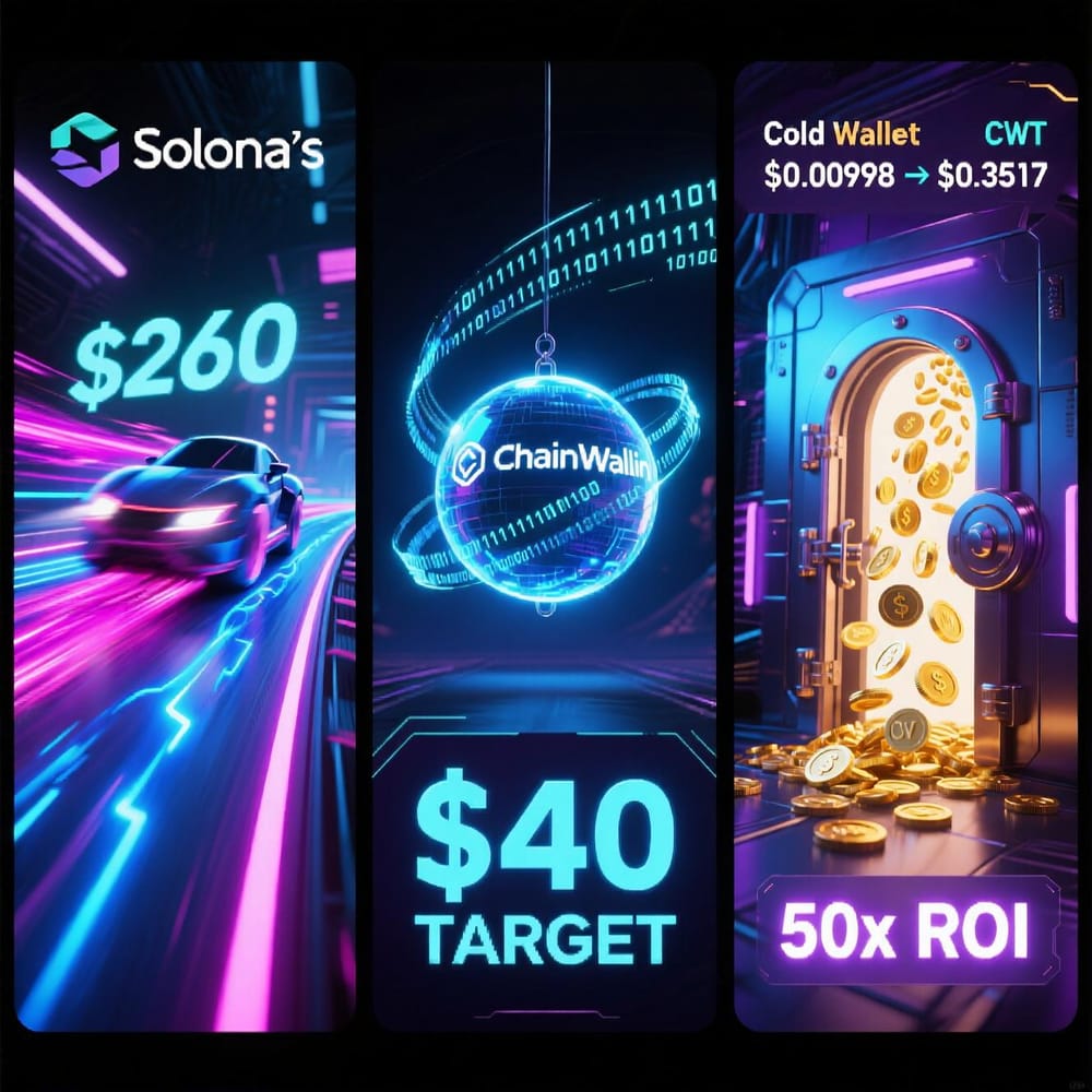 SOL and LINK Surge, But Cold Wallet’s 50x ROI Could Make It 2025’s Ultimate Long-Term Winner post image