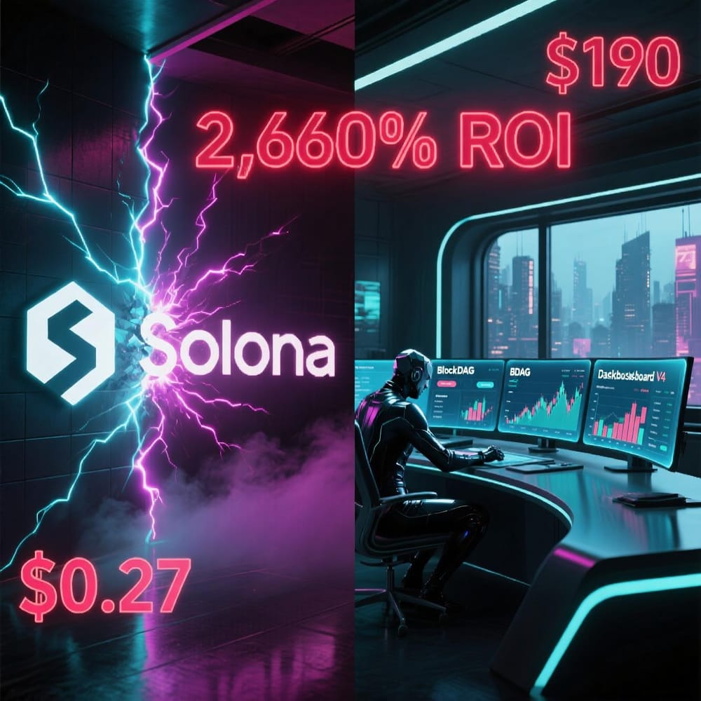 POL Tests $0.27, SOL Aims for $190 — But BlockDAG’s Dashboard V4 Gives Early Traders a Live Edge post image