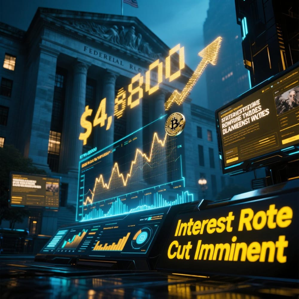 Crypto on Edge: ETH Nears All-Time High as Fed Signals Fuel Rate Cut Speculation post image