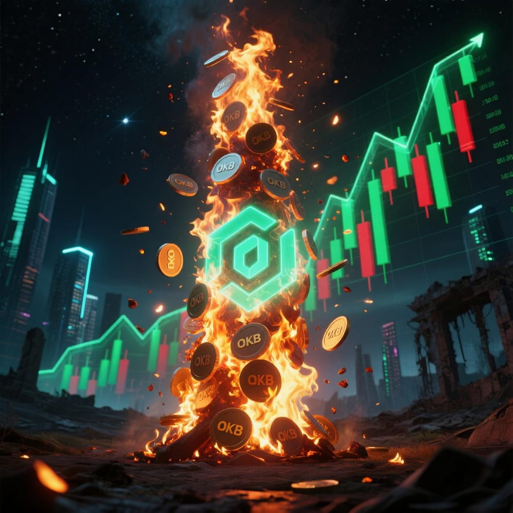 OKB Soars 130% After OKX Burns 65 Million Tokens in Supply Shock Move post image