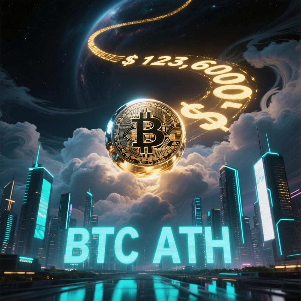 Bitcoin Smashes Records, Hits $123,600 as Institutional Frenzy and Regulatory Tailwinds Fuel Historic Rally post image