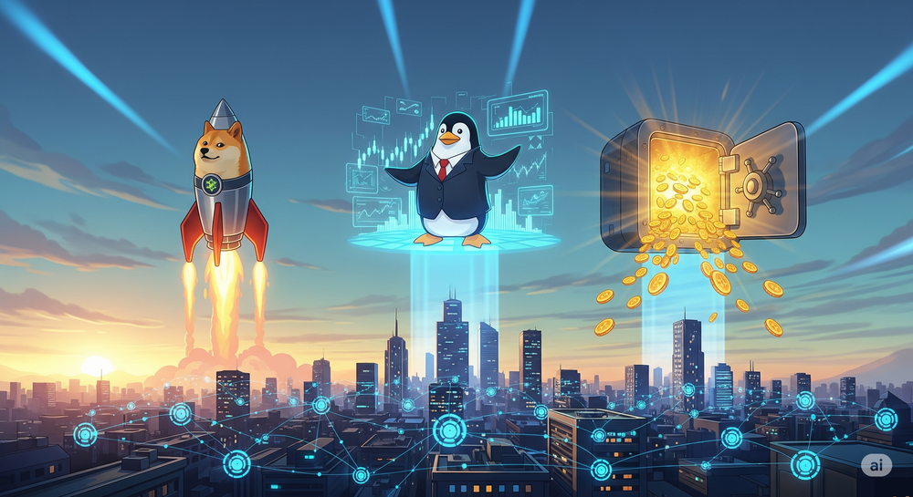 DOGE Poised for Breakout, PENGU Soars on ETF Hype, and Cold Wallet’s $5.9M Presale Promises 3,424% ROI post image
