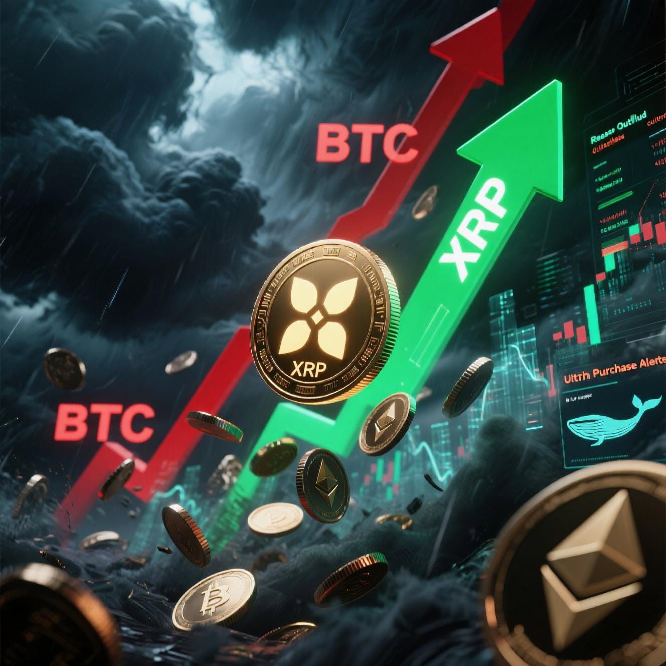 XRP Defies the Downturn: Why It’s Moving Against Bitcoin and Ethereum post image