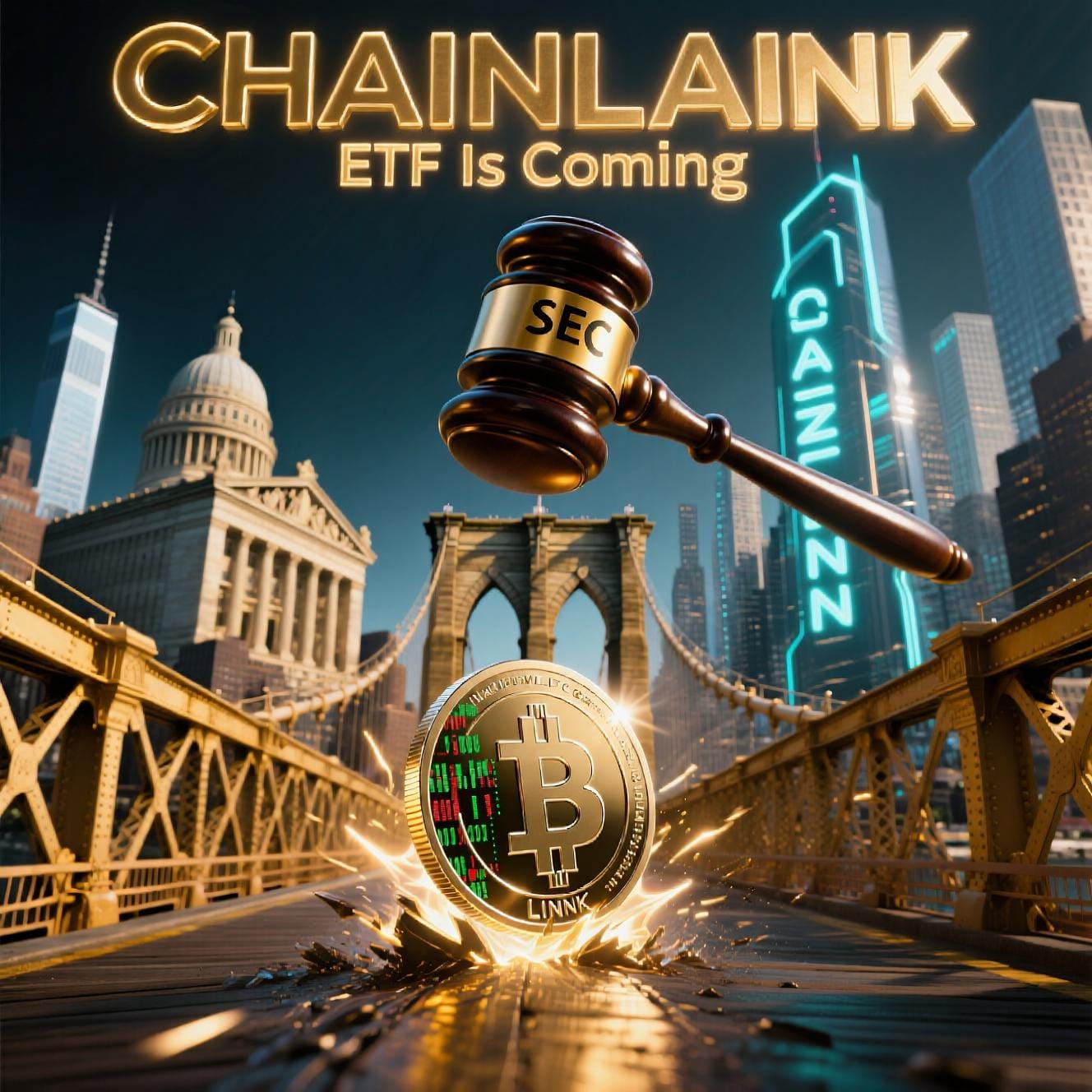 Chainlink Inches Toward Mainstream: Bitwise Files First U.S. Spot ETF with Coinbase Custody post image