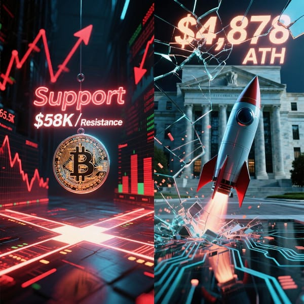 Bitcoin at a Crossroads, ETH Nears Peak, and Rate Cuts Just Got More Likely post image