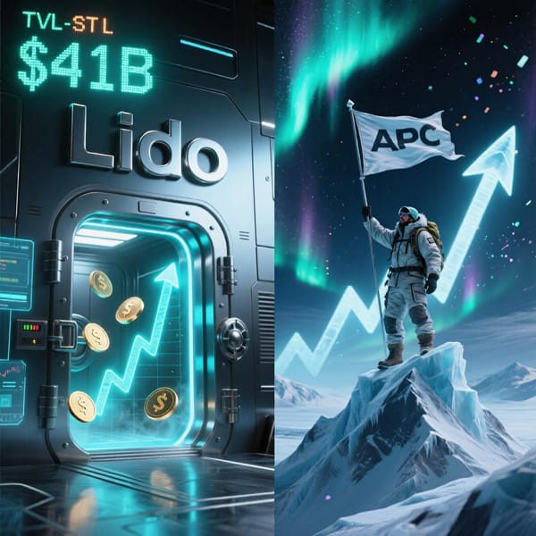 Lido Eyes 30% Surge as TVL Hits $41B Record—But Arctic Pablo Steals the Retail Spotlight post image