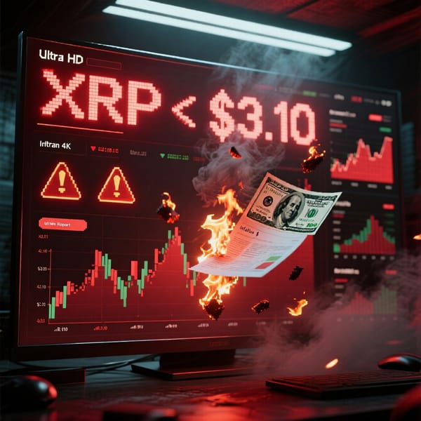XRP Drops 5.3% as Hot Inflation Data Sparks Crypto-Wide Sell-Off post image