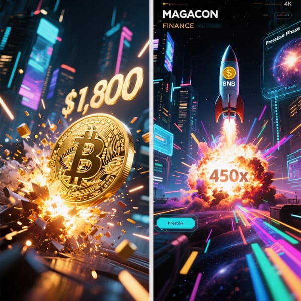 BNB Targets $1,800 vs. MAGACOIN FINANCE’s 400x Hype: Old King vs. New Challenger post image