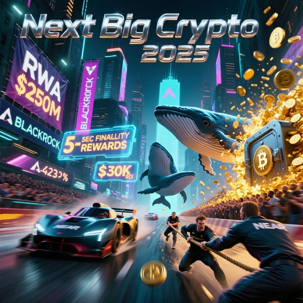 Next Big Crypto 2025: Cold Wallet’s 3,423% ROI, Avalanche’s RWA Surge, Polygon’s Speed Boost & NEAR’s Whale War post image