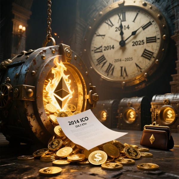 10 Years Later: Early Ethereum Investor Cashes Out With 14,000x Gains — A Crypto Legend Confirmed post image