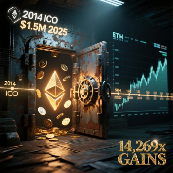 Early Ethereum Investor Cashes In After 14,269x Gains — But Market Stays Calm post image