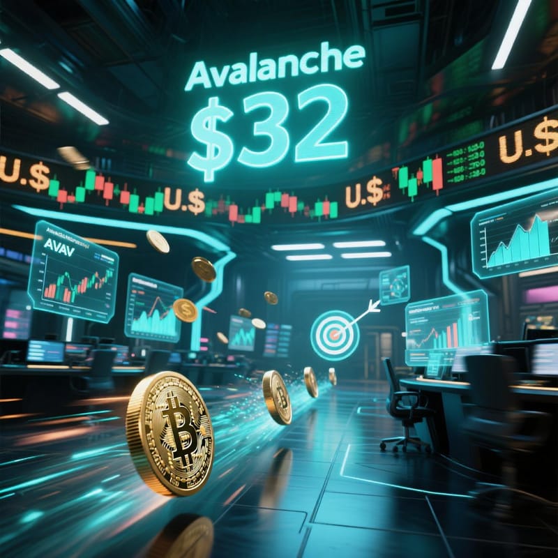 Avalanche ($AVAX) Targets $32 as $27 Resistance Looms – Tokenized Stocks Fuel Rally post image