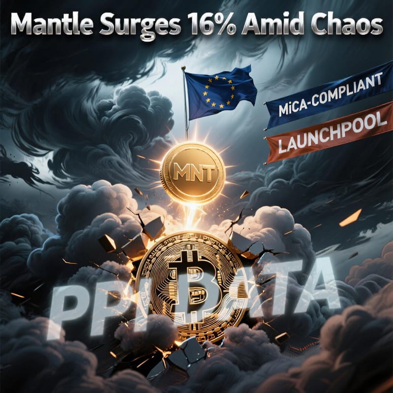 Mantle (MNT) Defies Market Downturn with 16% Surge — Bybit Launchpool and MiCA-Compliant Staking Spark Rally post image