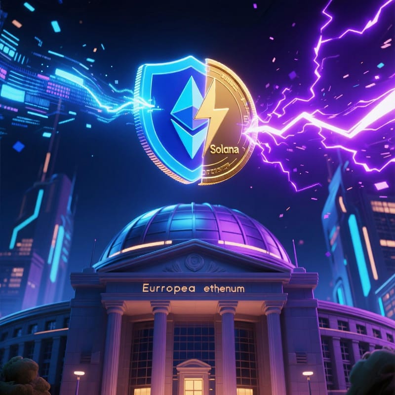 The EU Explores Digital Euro on Ethereum and Solana post image