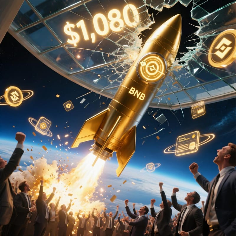 BNB Smashes $880: New All-Time High as Institutional Frenzy Fuels $120B Rally post image