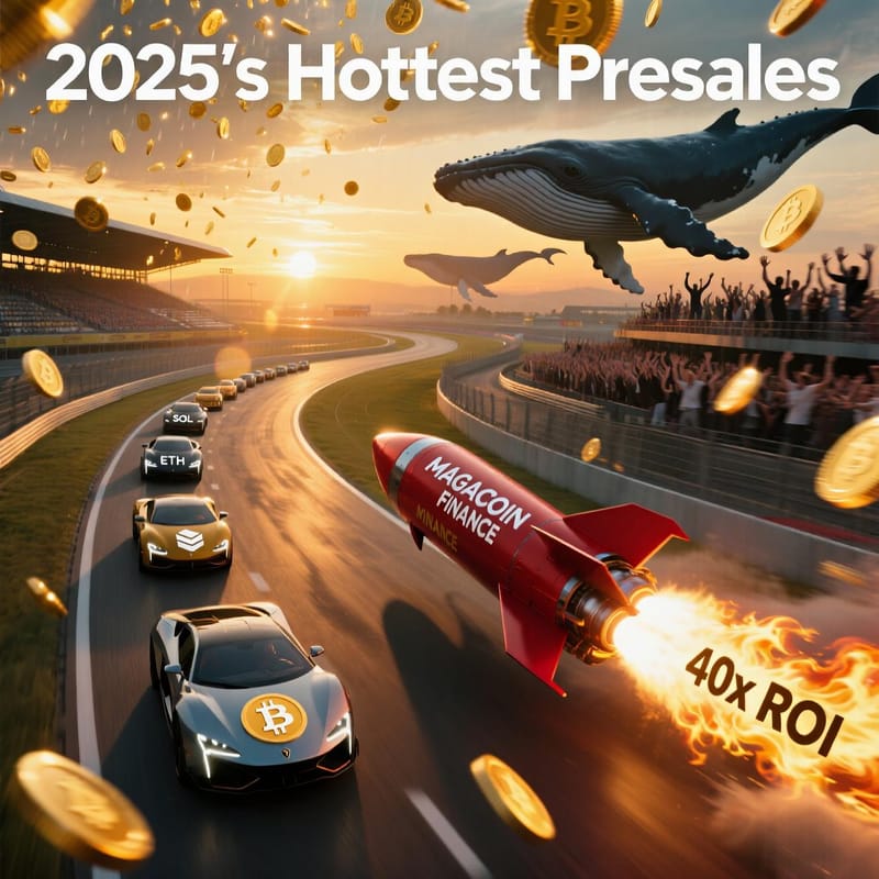 "The 2025 Presale Race Heats Up: MAGACOIN FINANCE Tipped for 40x as Blue Chips Rally" post image