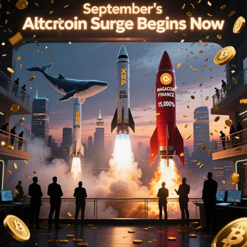 "September’s Altcoin Surge: XRP, Solana, and the Presale Rocket Aimed at 15,000% ROI" post image