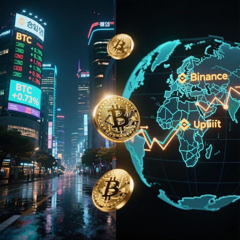 Kimchi Premium Returns: Bitcoin Trades at 0.73% Above Global Price in South Korea post image