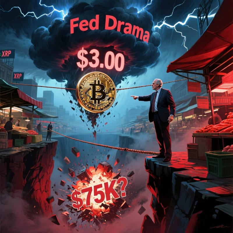 XRP Holding $3… But For How Long If Bitcoin Keeps Falling? post image