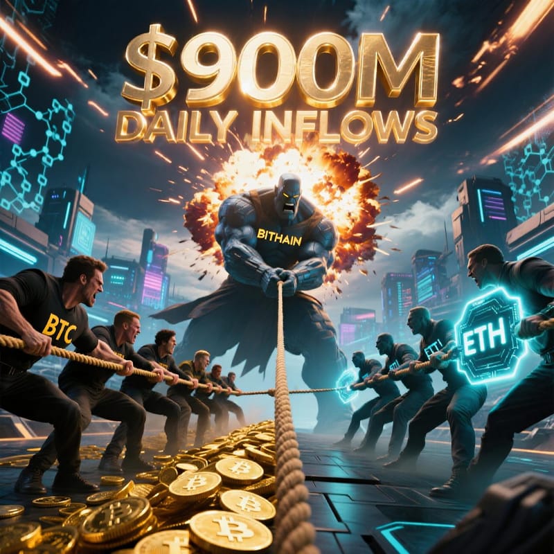 Remarkable Ethereum Market Shift: $900M Daily Inflows as Bitmain Buys 1.5M ETH post image