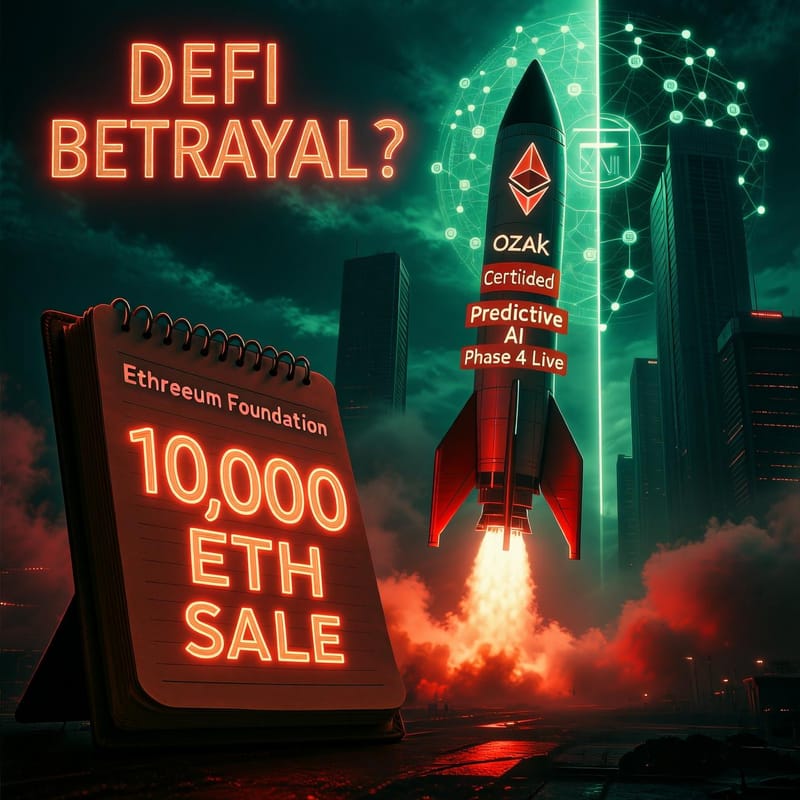 Ethereum Foundation Prepares the Sale of 10,000 ETH to Fund Its Projects post image