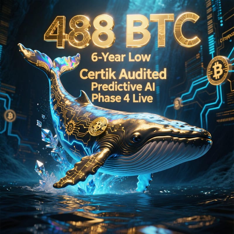 Whale Supply Hits 6-Year Low as Bitcoin Price Tests $110K Range post image
