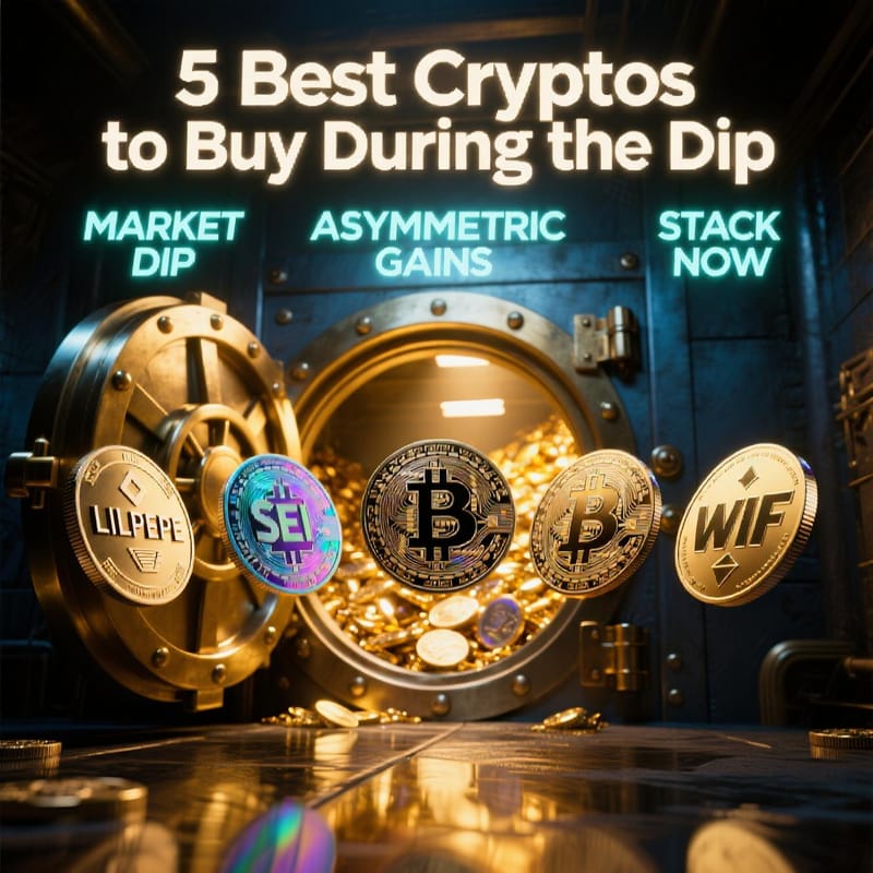 5 Best Cryptos to Stack as Bitcoin, Dogecoin, and XRP Slip Amid Market Jitters post image