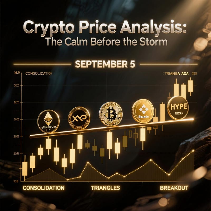 Crypto Price Analysis September 5: ETH, XRP, ADA, BNB, and HYPE post image