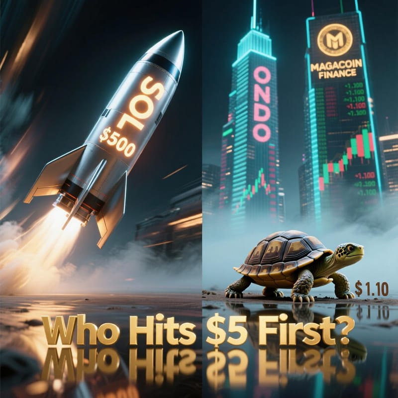 Cardano vs Solana: Which Layer-1 Hits $5 First as ONDO Gains Market Attention? post image