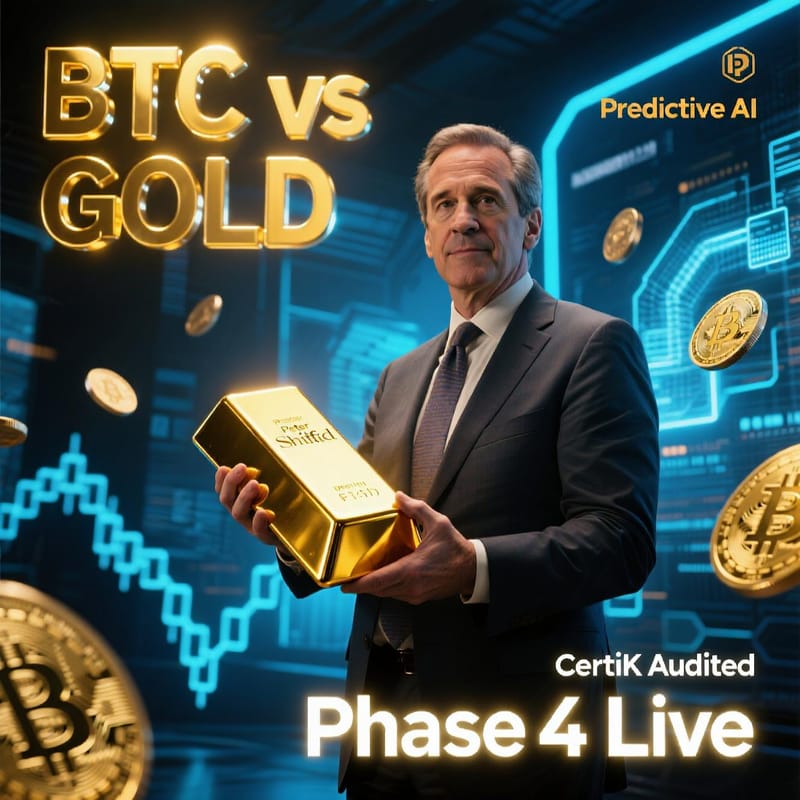 Popular Economist Peter Schiff Warns Bitcoin Is Near Bear Market Territory post image