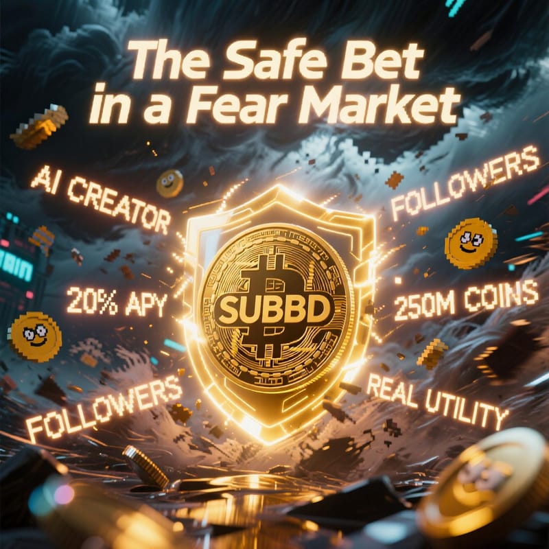Crypto Fear Is Back as Investors Flee Risky Tokens – Why SUBBD Token Could Offer Real Utility post image
