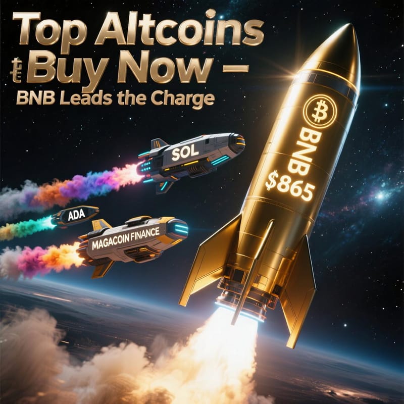 Best Altcoins to Buy Now as BNB Holds $865 ATH and Treasury Demand Strengthens post image