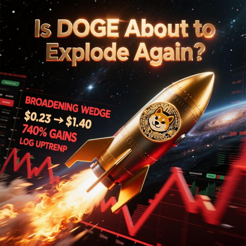 Dogecoin Advances Toward $1.40 as Logarithmic Uptrend Gains Strength post image